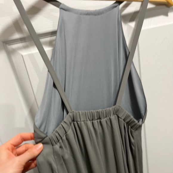 Show Me Your MuMu Maxi Halter Amanda Dress Sz L - Picture 5 of 14